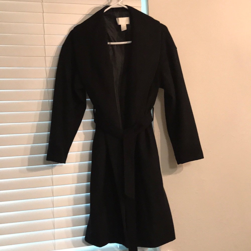 H&M Black Wrap/Coat